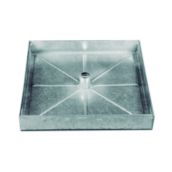Tampa rebaixada aço galvanizado Capa 500 x 500 x 65 mm