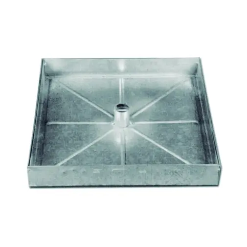 Tampa rebaixada aço galvanizado Capa 500 x 500 x 65 mm Tampa rebaixada aço galvanizado Capa 500 x 500 x 65 mm