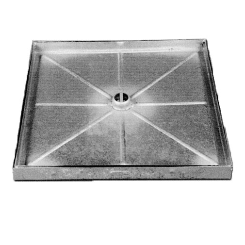 Tampa rebaixada aço galvanizado Capa 600 x 600 x 25 mm Tampa rebaixada aço galvanizado Capa 600 x 600 x 25 mm