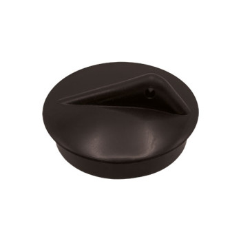 Tampão 47 mm preto com argola