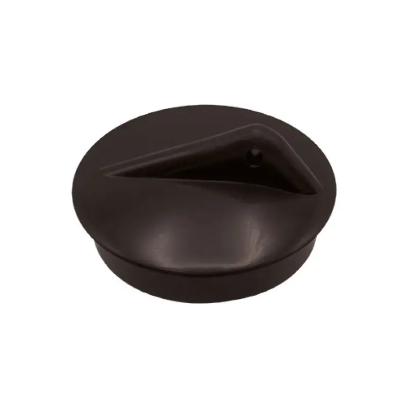 Tampão 47 mm preto com argola Tampão 47 mm preto com argola