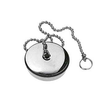 Tampão Design 31 mm com argola e corrente