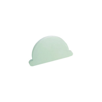 Tampão PVC 125 mm branco para caleira