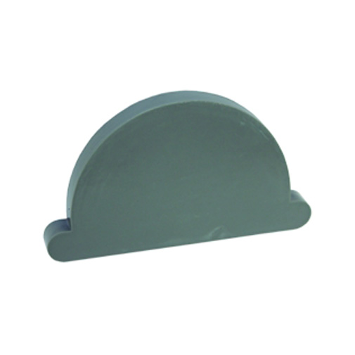 Tampão PVC 125 mm cinzento para caleira Tampão PVC 125 mm cinzento para caleira