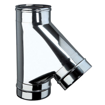 Tê 45º parede simples inox 304 Expo Inox 150 mm