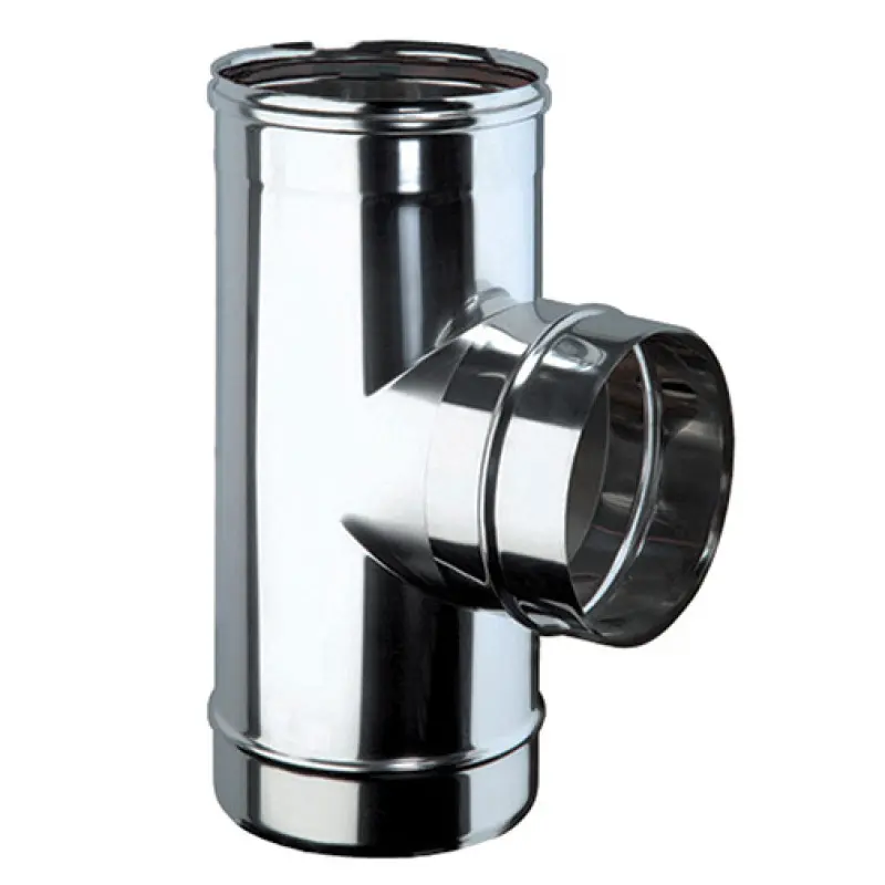 Tê 90º parede simples inox 304 Expo Inox 180 mm Tê 90º parede simples inox 304 Expo Inox 180 mm