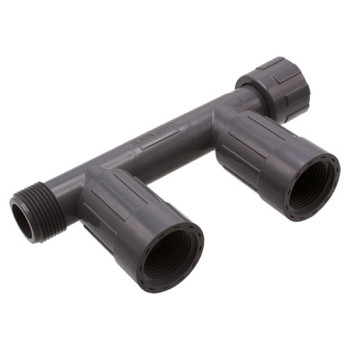 Tê coletor PVC Profissional 1" F 2 vias