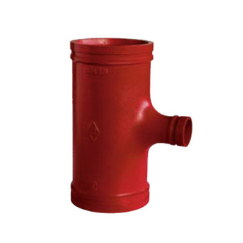 Tê redução ranhurado Atusa 4" x 2.1/2"