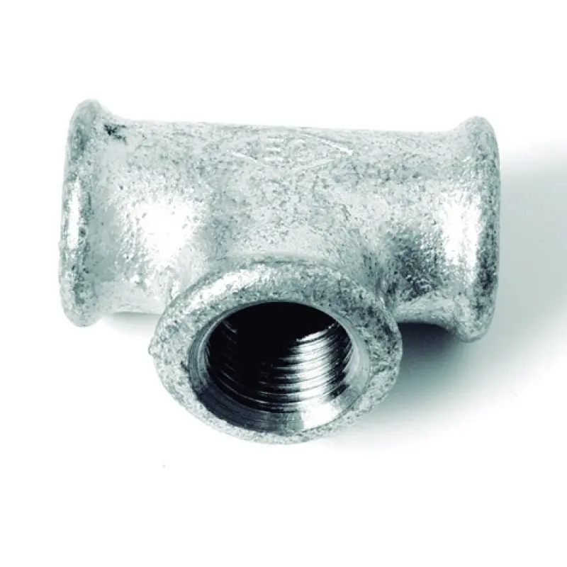 Tê simples galvanizado 1/2" F Tê simples galvanizado 1/2" F