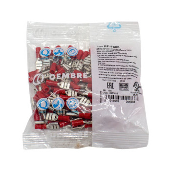 Terminal Faston F.RF-F608 6,35 x 0,8 mm