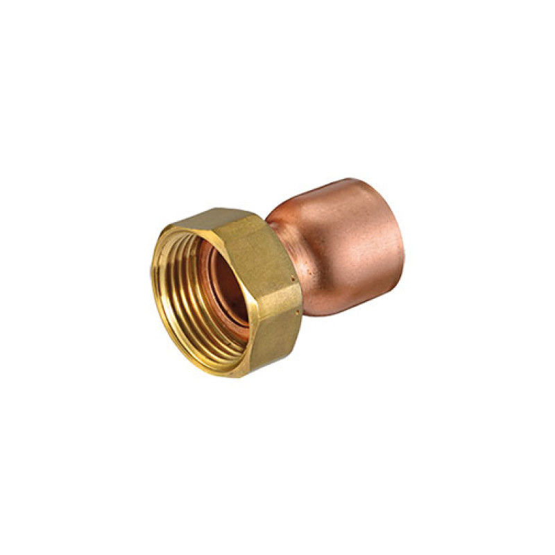 Terminal reto Hecapo 15 mm x 3/4" F sem precinto Terminal reto Hecapo 15 mm x 3/4" F sem precinto