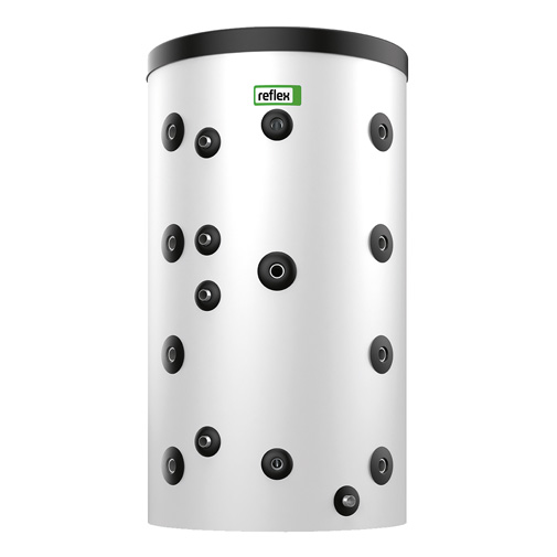 Termoacumulador 500 L Reflex Multifunções vitrificado 2 serpentinas Termoacumulador 500 L Reflex Multifunções vitrificado 2 serpentinas