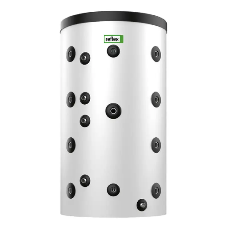 Termoacumulador 500 L Reflex Multifunções vitrificado 2 serpentinas Termoacumulador 500 L Reflex Multifunções vitrificado 2 serpentinas