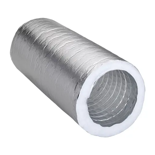 Tubo flexível isolante alumínio 80 mm Tubo flexível isolante alumínio 80 mm
