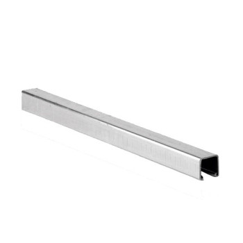 Tubo Rail em U galvanizado Akatherm 30 x 30 x 2 mm 5 m