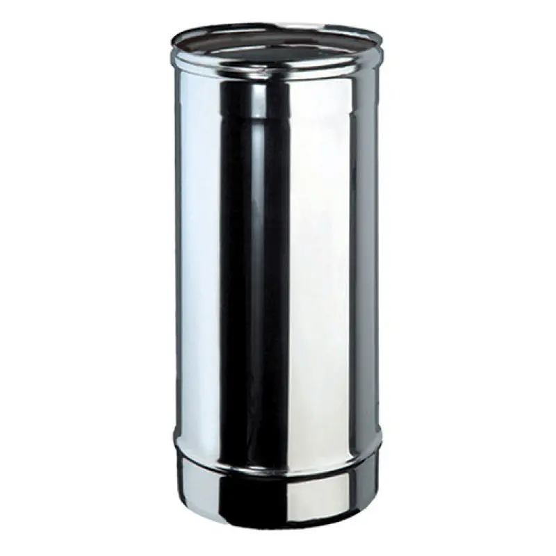 Tubo rígido parede simples inox 304 Expo Inox 0,5 m 200 mm