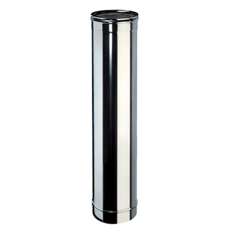 Tubo rígido parede simples inox 304 Expo Inox 1 m 300 mm Tubo rígido parede simples inox 304 Expo Inox 1 m 300 mm