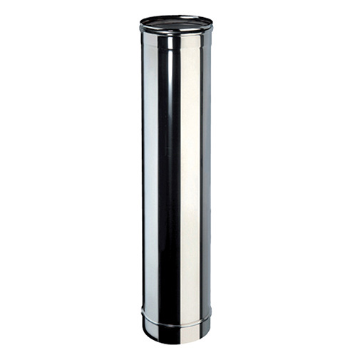 Tubo rígido parede simples inox 304 Expo Inox 1 m 80 mm Tubo rígido parede simples inox 304 Expo Inox 1 m 80 mm