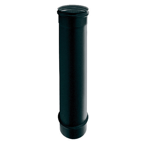 Tubo rígido parede simples inox 316L preto Expo Inox 0,5 m 80 mm Tubo rígido parede simples inox 316L preto Expo Inox 0,5 m 80 mm
