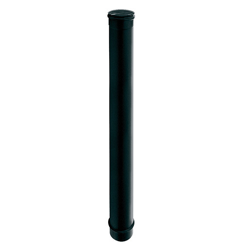 Tubo rígido parede simples inox 316L preto Expo Inox 1 m 80 mm Tubo rígido parede simples inox 316L preto Expo Inox 1 m 80 mm