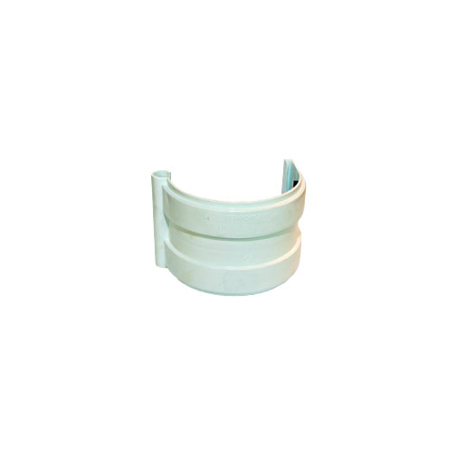 União PVC 125 mm branca para caleira União PVC 125 mm branca para caleira