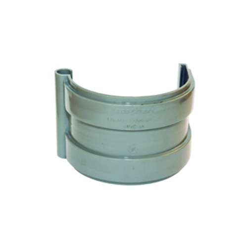 União PVC 125 mm cinzenta para caleira União PVC 125 mm cinzenta para caleira