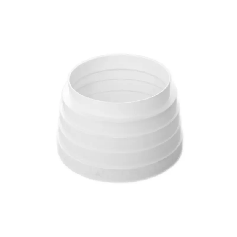 União redução 100 mm retangular para 125 mm circular União redução 100 mm retangular para 125 mm circular