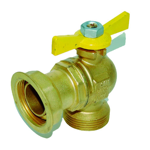 Válvula corte rápido 90º Arco Série TER 3/4" M x porca louca 3/4" com manípulo Válvula corte rápido 90º Arco Série TER 3/4" M x porca louca 3/4" com manípulo
