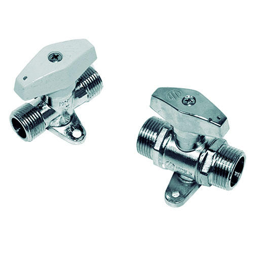 Válvula corte rápido Arco Série V82 M20 x p.1,5 mm M cromada com encravamento Válvula corte rápido Arco Série V82 M20 x p.1,5 mm M cromada com encravamento