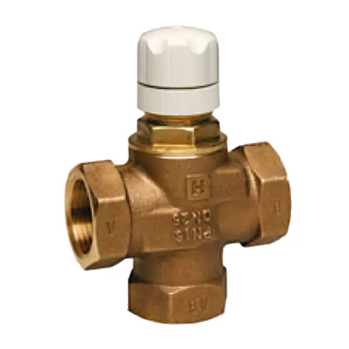 Válvula linear 3 vias Honeywell 1.1/4"