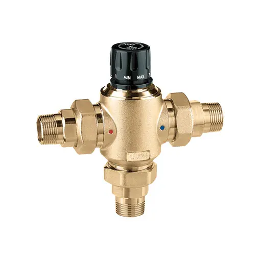 Válvula misturadora termostática Caleffi 1.1/4" regulável Válvula misturadora termostática Caleffi 1.1/4" regulável