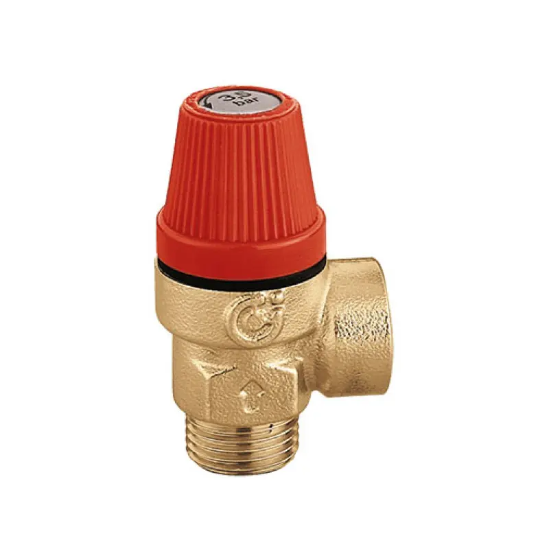 Válvula segurança Caleffi 1/2" M x 1/2" F 6 bar Válvula segurança Caleffi 1/2" M x 1/2" F 6 bar