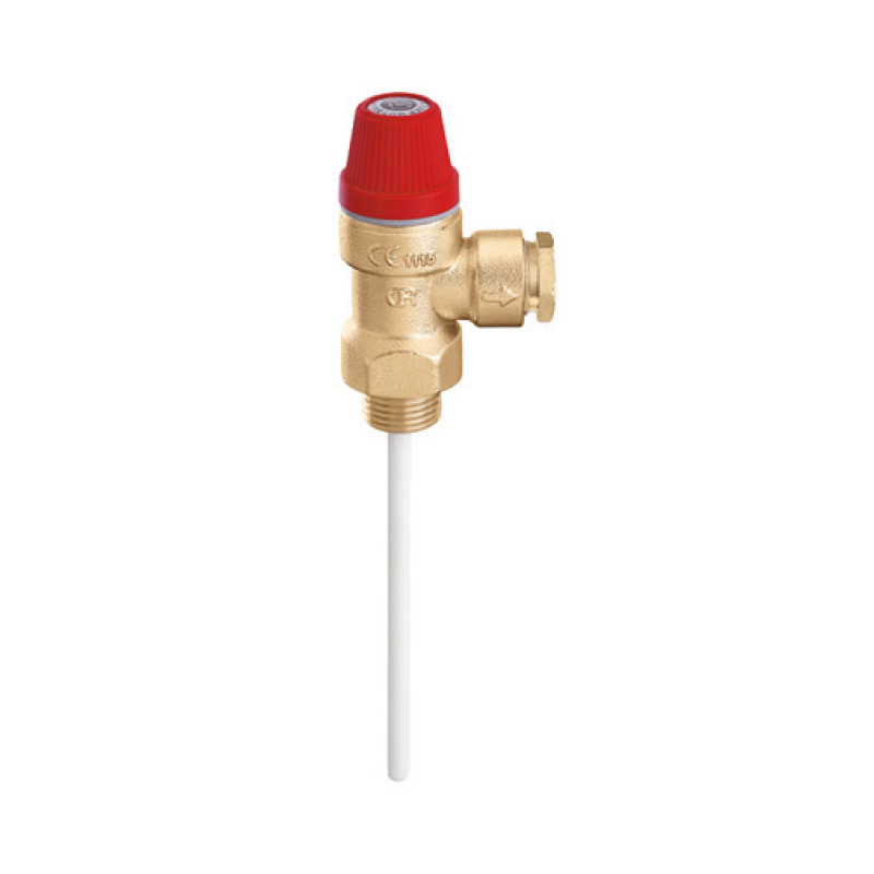 Válvula segurança térmica Caleffi 1/2" M x 15 mm 3 bar Válvula segurança térmica Caleffi 1/2" M x 15 mm 3 bar