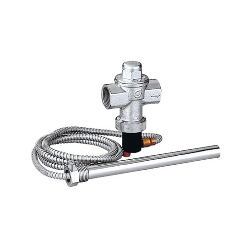 Válvula segurança térmica Caleffi 3/4" com sensor dupla segurança Válvula segurança térmica Caleffi 3/4" com sensor dupla segurança