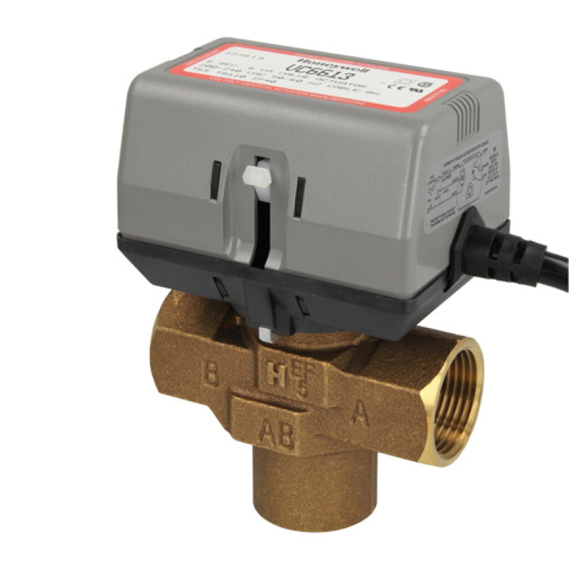 Válvula zona 3 vias Honeywell 3/4" Válvula zona 3 vias Honeywell 3/4"