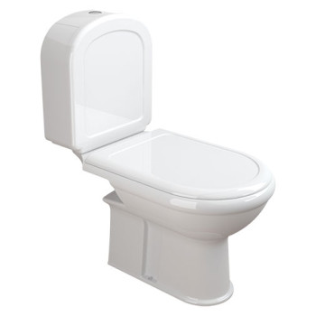 Tanque compacto Sanitana Regina com alimentação inferior e descarga 3/6 L