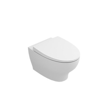 Sanita suspensa Sanitana Pop Art rimless com descarga horizontal