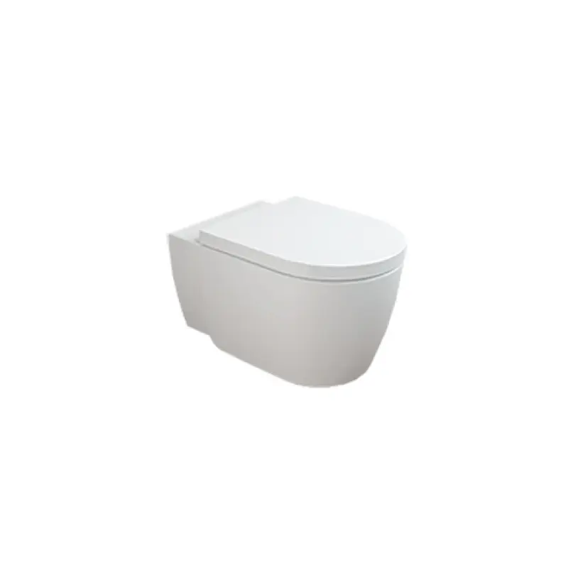 Sanita suspensa Sanitana Coral rimless com descarga horizontal Sanita suspensa Sanitana Coral rimless com descarga horizontal