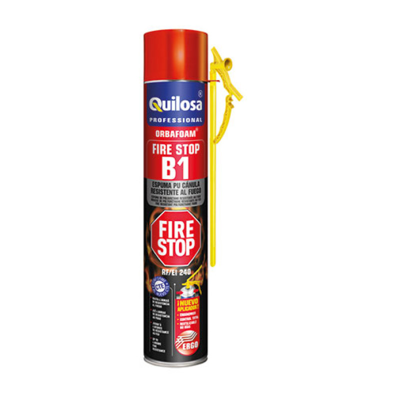 Espuma corta-fogo manual Quilosa Orbafoam Fire Stop B1 240 min 750 ml Espuma corta-fogo manual Quilosa Orbafoam Fire Stop B1 240 min 750 ml