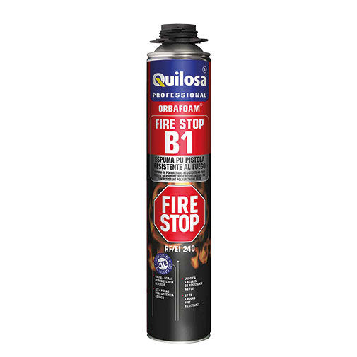 Espuma corta-fogo Quilosa Orbafoam Fire Stop B1 240 min 750 ml para pistola Espuma corta-fogo Quilosa Orbafoam Fire Stop B1 240 min 750 ml para pistola