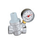 Válvula redutora pressão Caleffi 3/4" FF com manómetro