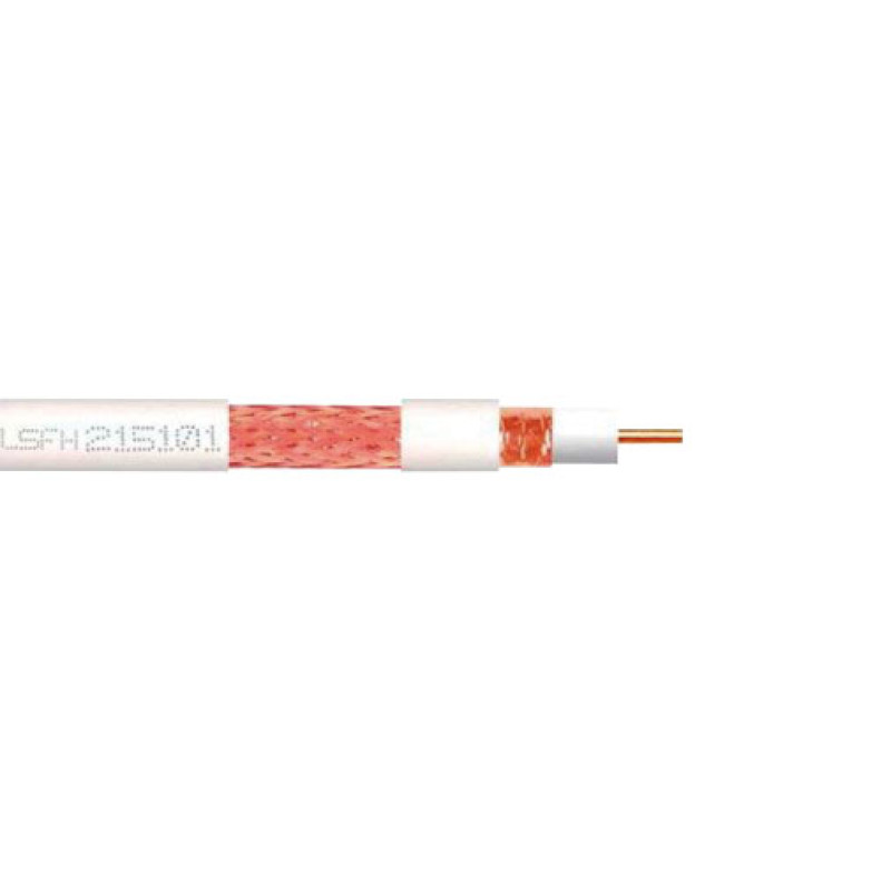 Cabo coaxial T100 Plus branco Cabo coaxial T100 Plus branco