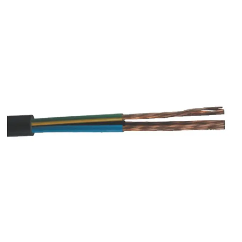 Cabo elétrico rígido XV/VV 5G6 preto