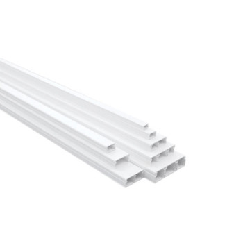 Calha técnica Efapel Série 10 12 x 7 mm branca Calha técnica Efapel Série 10 12 x 7 mm branca