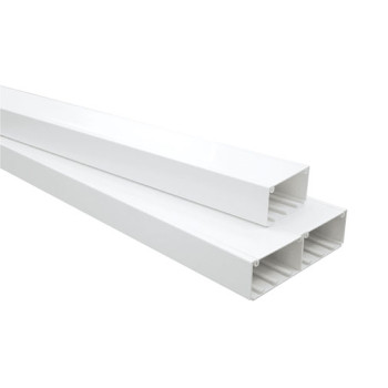 Calha técnica Efapel Série 10 90 x 50 mm branca - 2 m Calha técnica Efapel Série 10 90 x 50 mm branca - 2 m