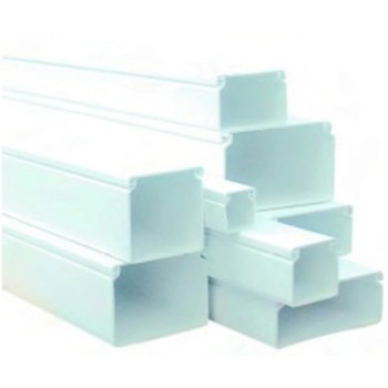 Calha técnica plástica Efapel Série 13 60 x 40 mm branca - 2 m Calha técnica plástica Efapel Série 13 60 x 40 mm branca - 2 m