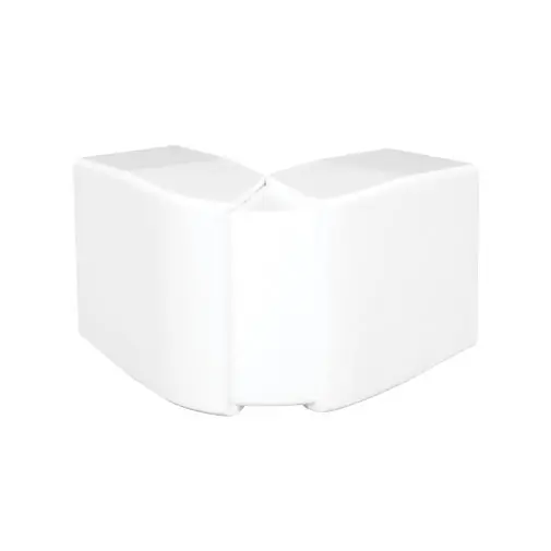 Ângulo exterior variável Efapel Série 10 32 x 16 mm branco