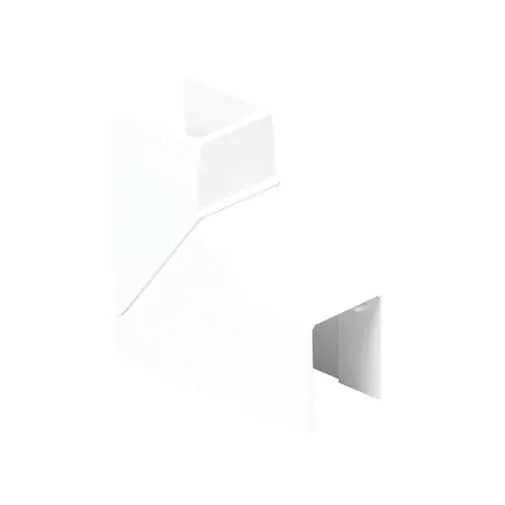 Ângulo interior variável Efapel Série 13 40 x 40 mm branco