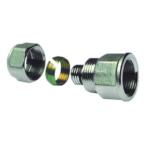Casquilho bicone metálico Henco 26 mm x 3/4" F