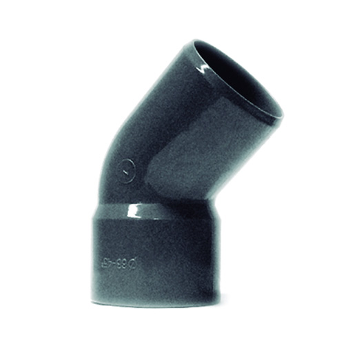 Curva 45º PVC Fersil KI 90 mm para colar Curva 45º PVC Fersil KI 90 mm para colar